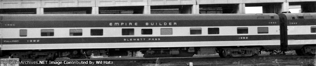 CB&Q 6-5-2 Sleeper 1382 "Blewett Pass"